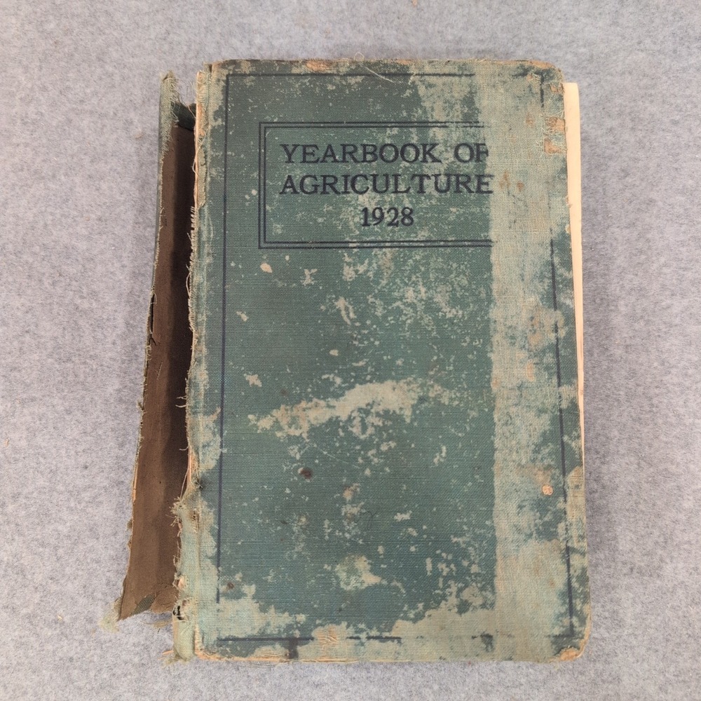 1928 Yearbook of Agriculture USDA Hardcover Antique Reference Book 260427 - Picture 1 of 3